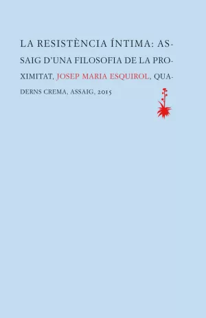 LA RESISTÈNCIA ÍNTIMA