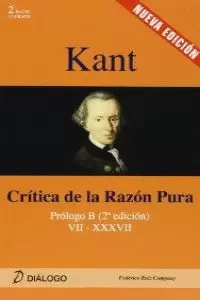 KANT. CRÍTICA DE LA RAZÓN PURA